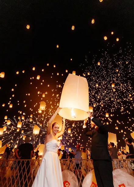 婚紗 · 放燈